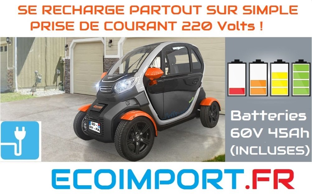voiturette electrique ecologique economique pas chere