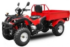 quad 200cc benne basculante homologue route pas cher