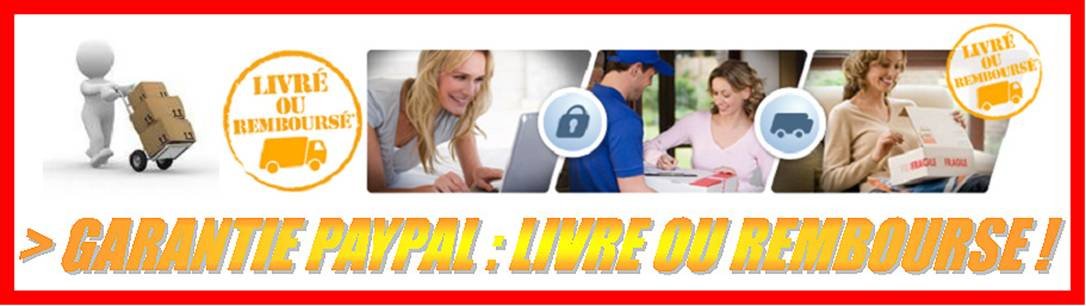 Garantie paypal livre ou rembourse