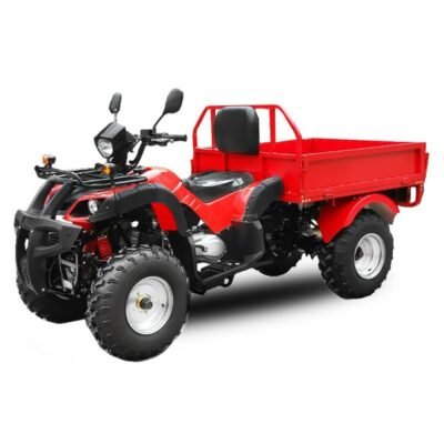 quad 200cc red utilitaire homologue