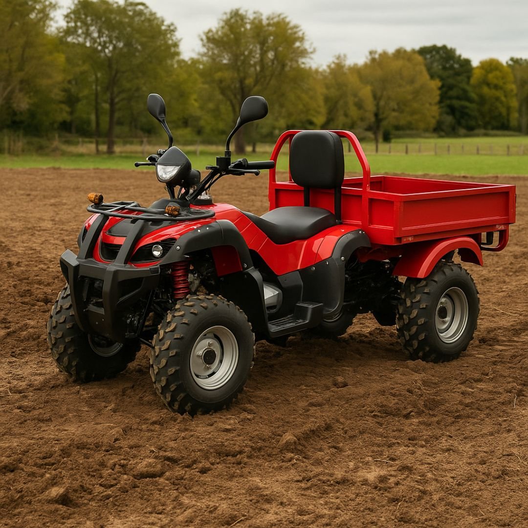 quad 200cc red utilitaire homologue travaux agricoles